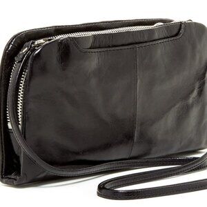 HOBO Black Leather Crossbody Bag